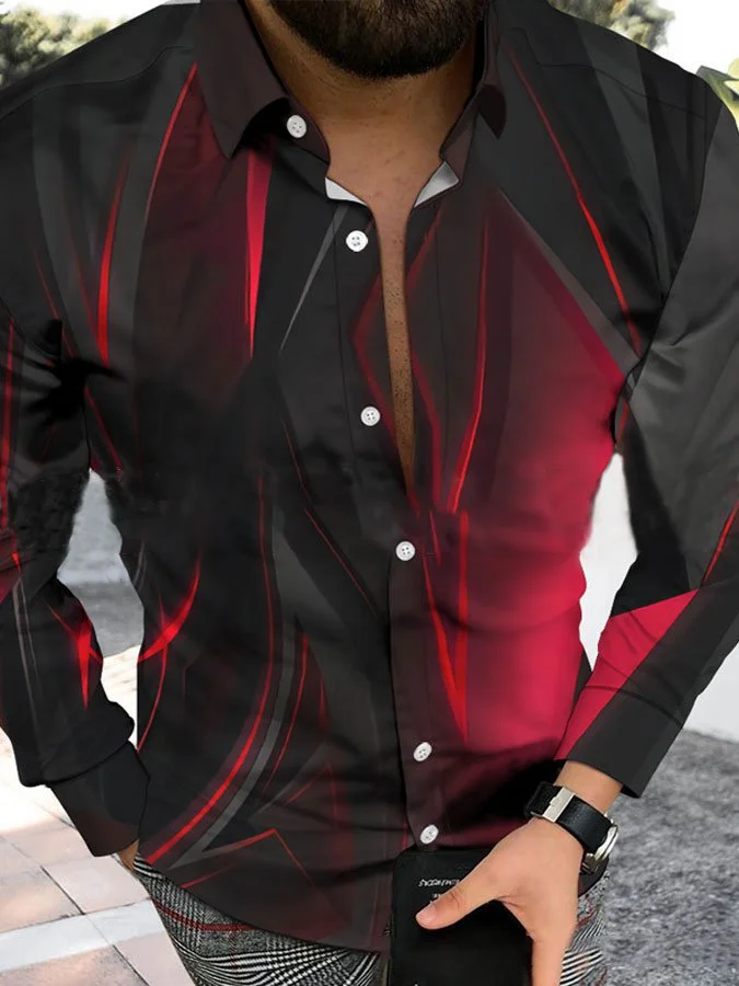 Plus Size Casual Shirt Collar Men's Shirts | royaura