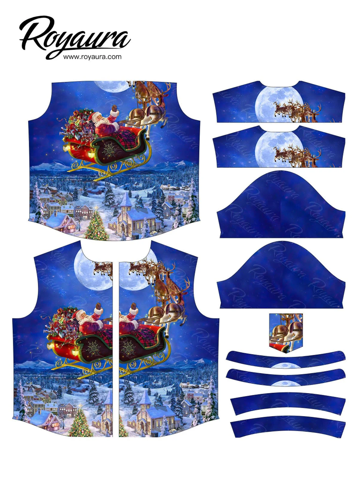 Mens Christmas Printed Casual Breathable Short Sleeve Shirts