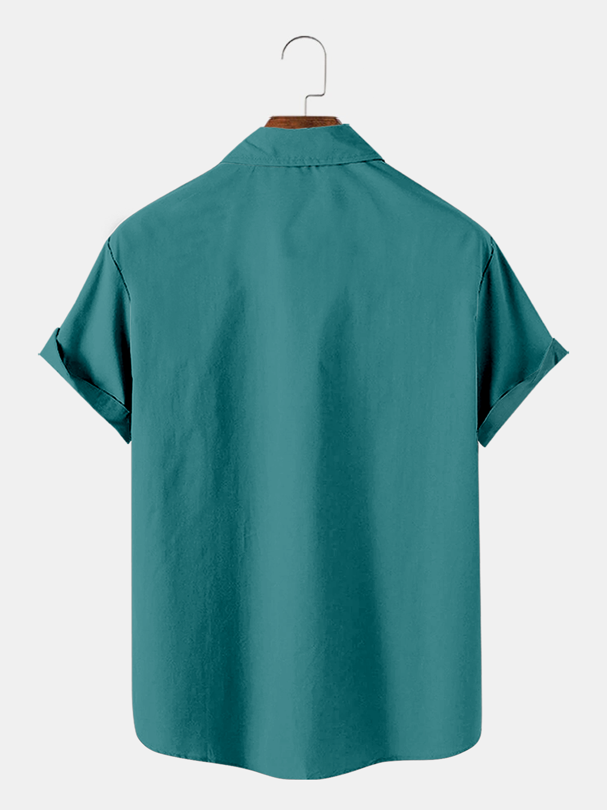 Casual Style Sports Series Racing Element Lapel Short-Sleeved Shirt Print Top