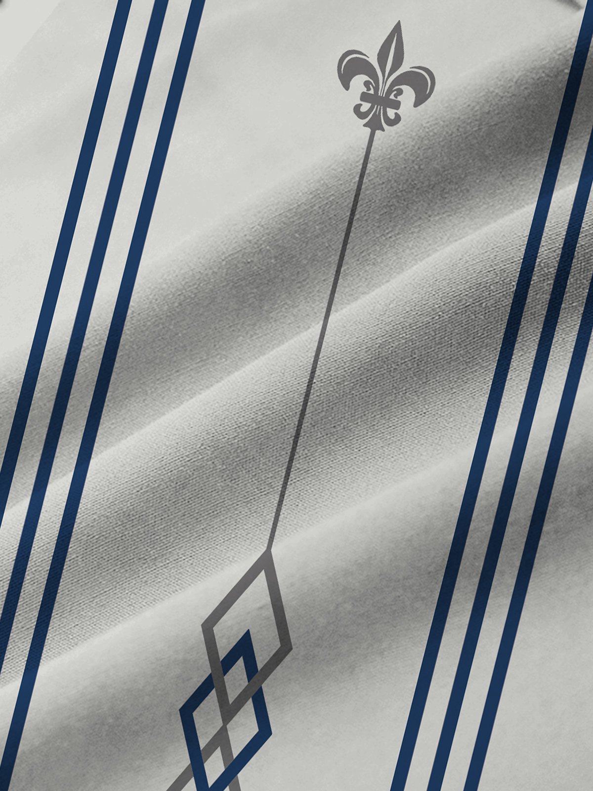 Men's Vintage Casual Striped Shirts Geometric Art Wrinkle Free Plus Size Aloha Shirts
