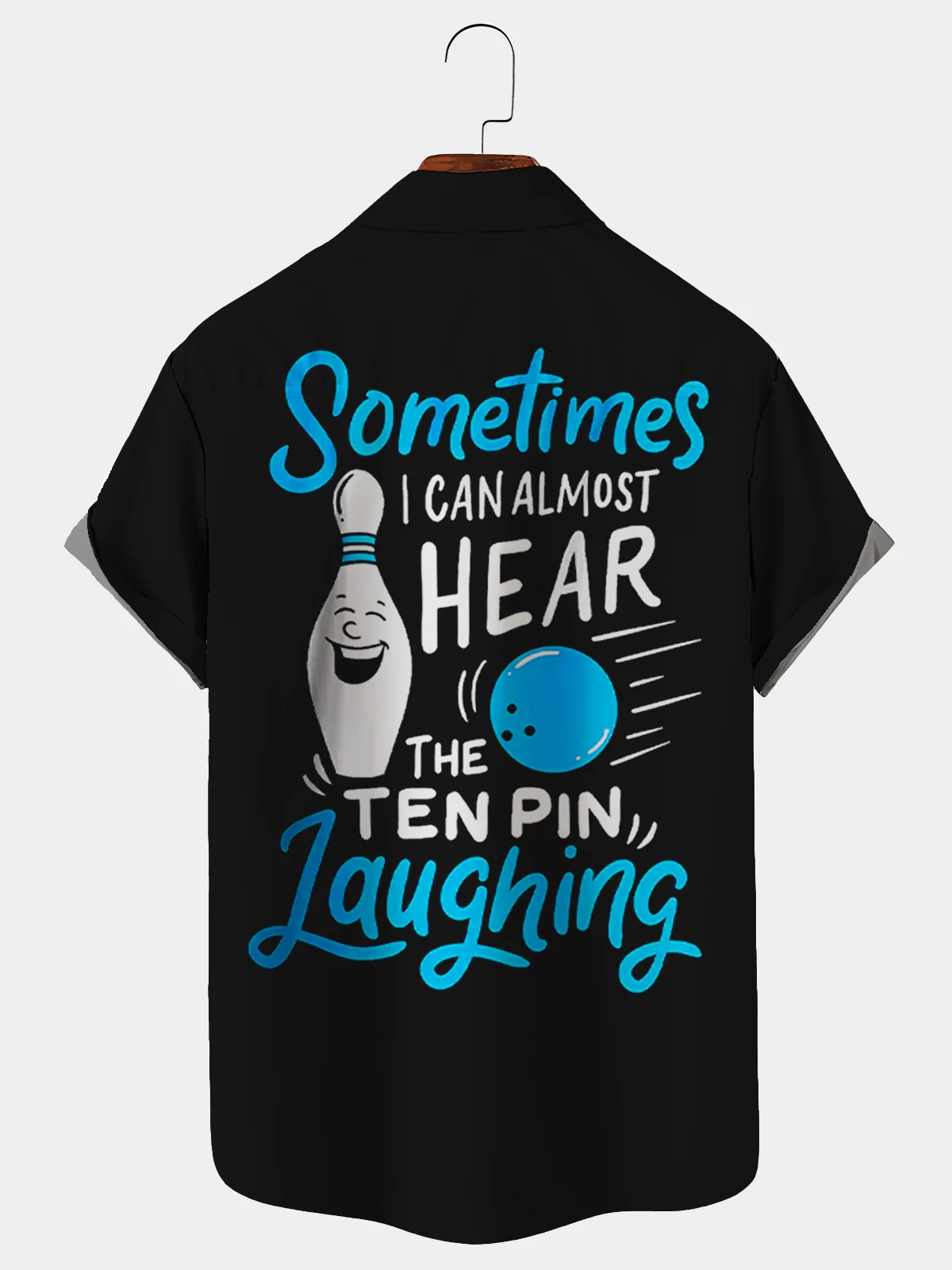 Royaura Vintage Bowling Team Hawaiian Shirts Plus Size Resort Shirts