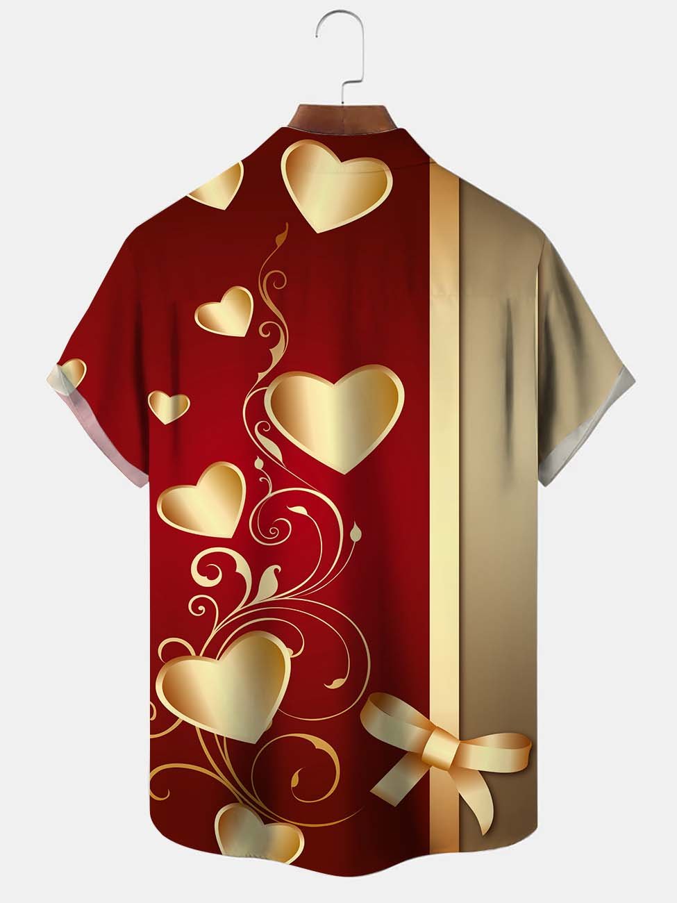 Men's Valentine Collection Holiday Short Sleeve Shirt