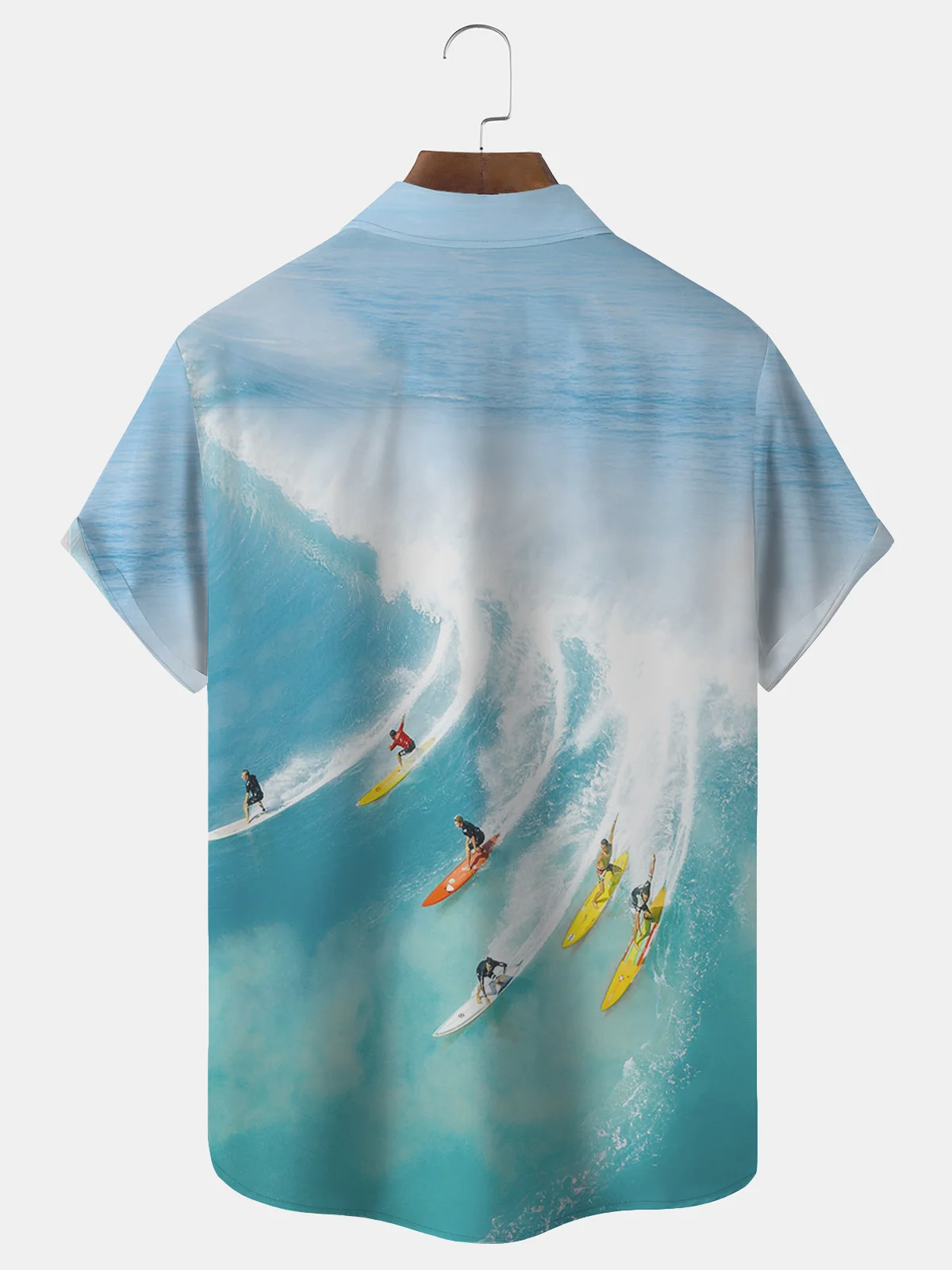 Royaura Surf Beach Hawaiian Shirt Oversized Vacation Aloha Shirt