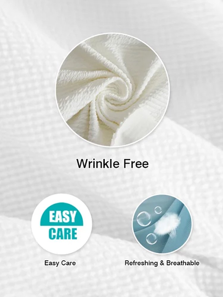 Royaura Retro Geometric Contrast Hawaiian Shirt Oversized Vacation Aloha Wrinkle-Free Shirt