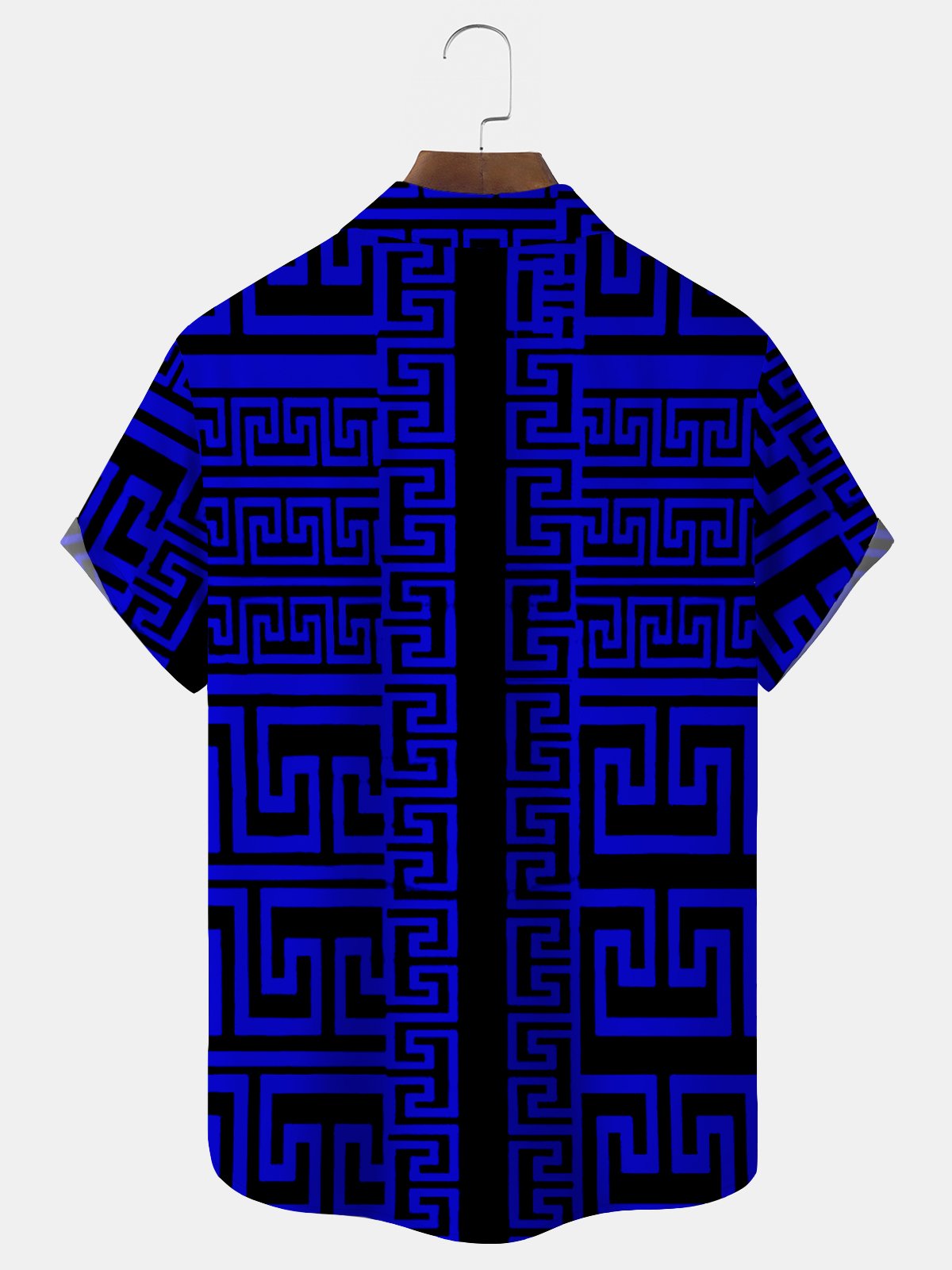 Royaura Neon Ethnic Aztec Pattern Retro Bowling Hawaiian Shirt Oversized Vacation Aloha Shirt