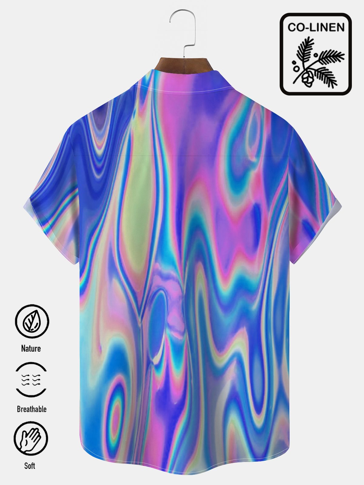 Men Psychedelic Printed Shirt