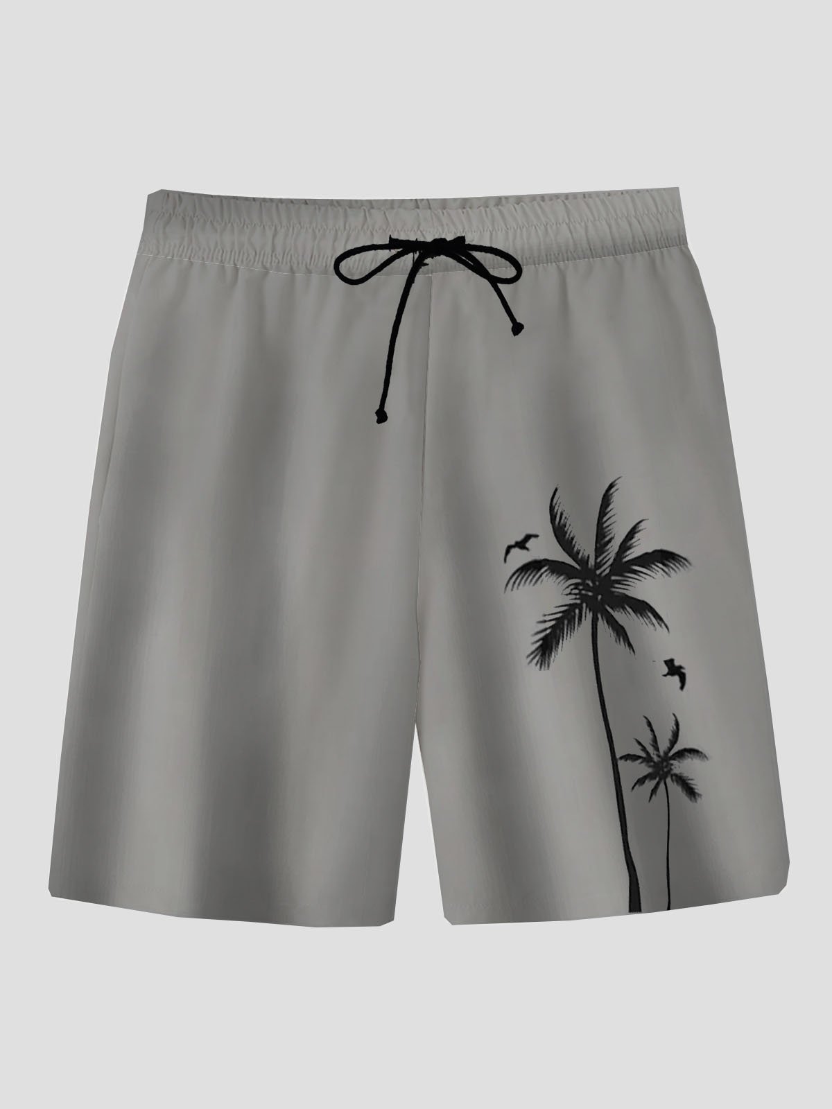 Royaura Hawaiian Coco Contrast Color Men's Shirt And Shorts Set