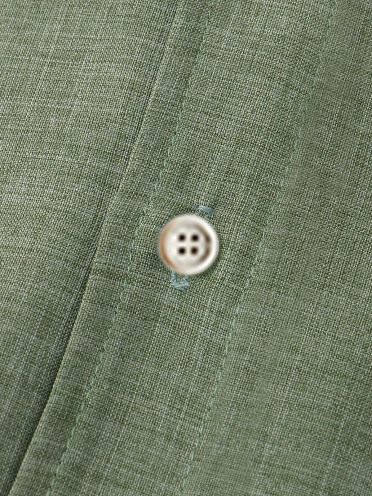 Royaura Natural Fiber Vintage Plum Blossom Men's Button Pocket Shirt