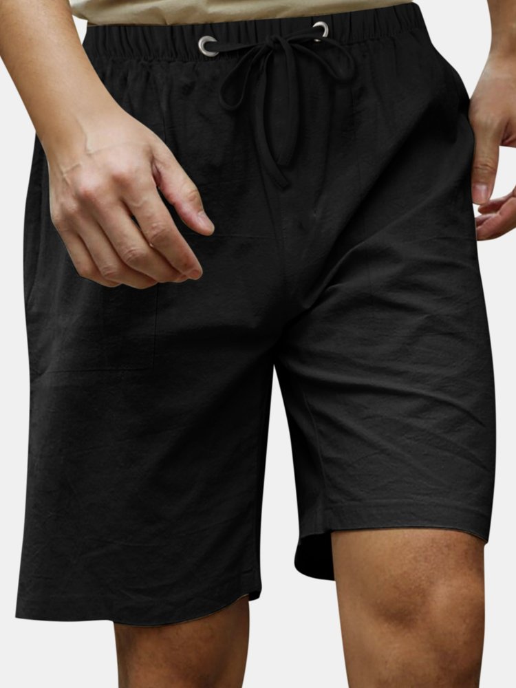 Royaura Nature  Fiber Shorts Men's Casual Beach Shorts Summer Basic Shorts
