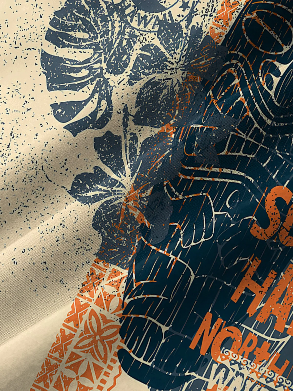 Royaura Beach Vacation Tiki Totem Men's Hawaiian Shirts Surfboard Stretch Plus Size Aloha Camp Shirts