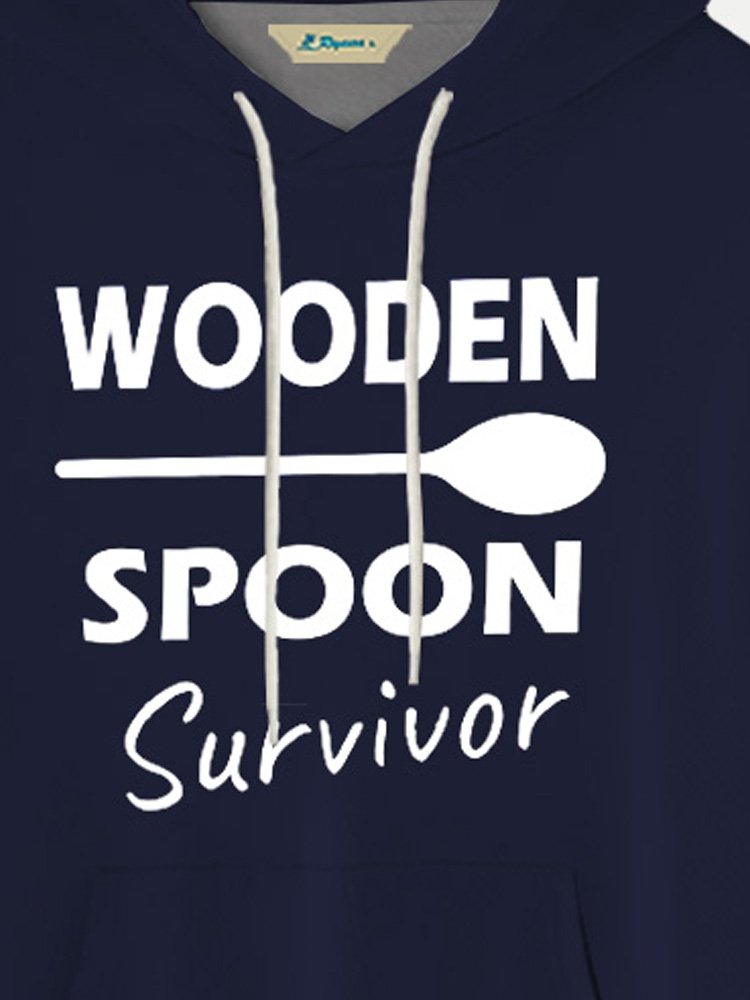 Royaura  Wooden Spoon Survivor Long Sleeve Hoodie