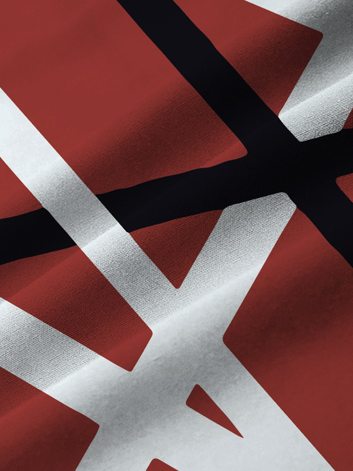 Royaura Vintage Rock Red Geometric Music Art Men's Casual Shirts Stretch Plus Size Pocket Aloha Camp Button Shirts