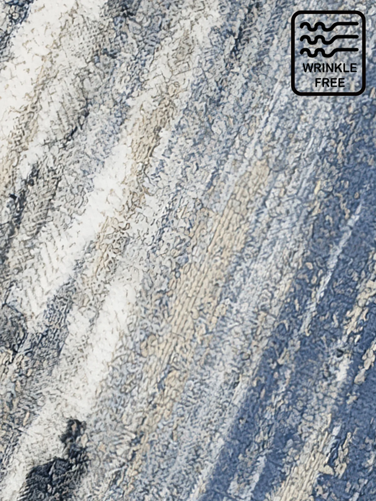 Royaura 50’s Vintage Textured Light Blue Men's Casual Long Sleeve Shirts Stretch Aloha Camp Pocket Wrinkle Free Seersucker Shirts