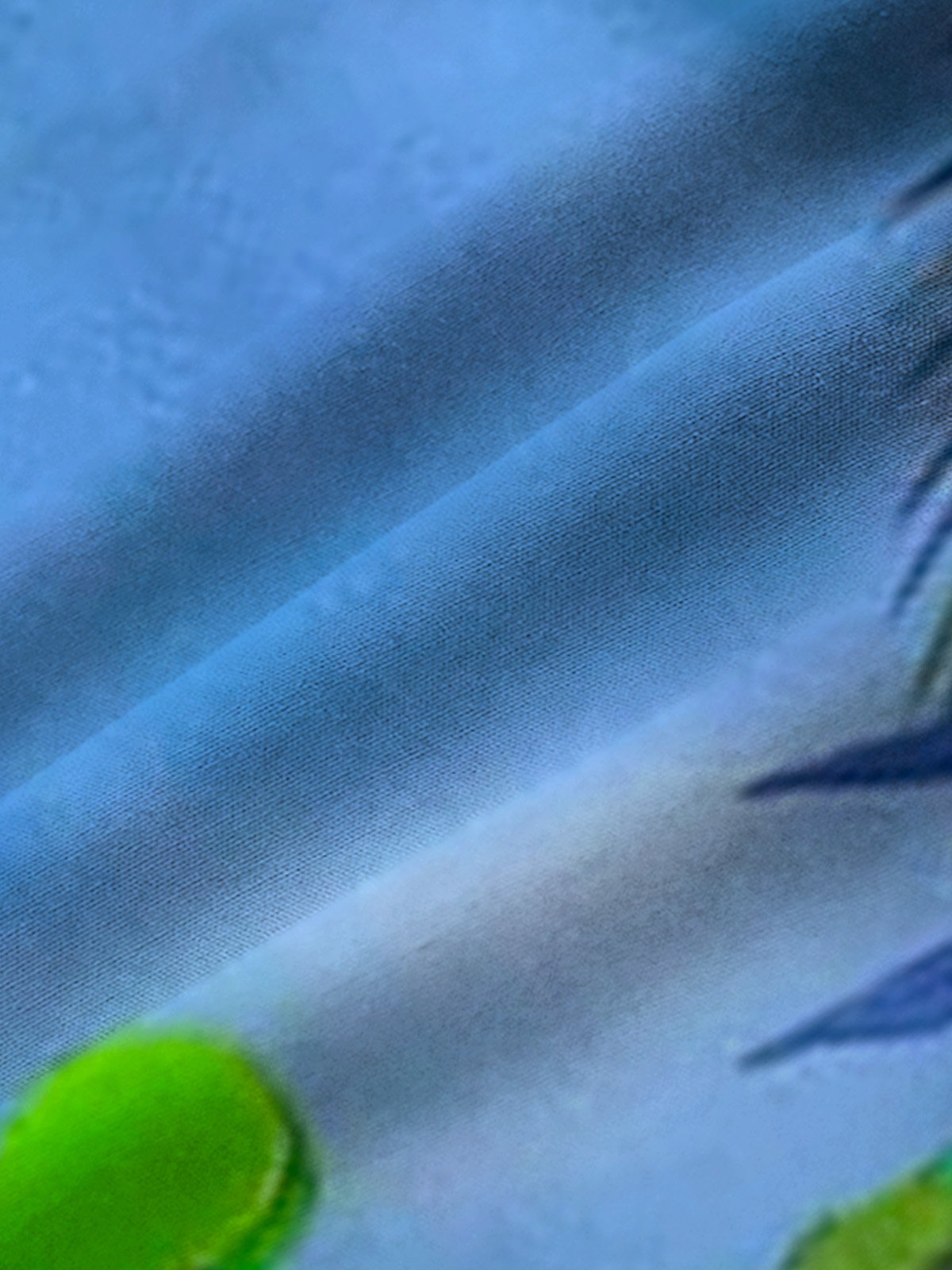 Royaura Parrot Print Men's Button Pocket Long Sleeve Shirt