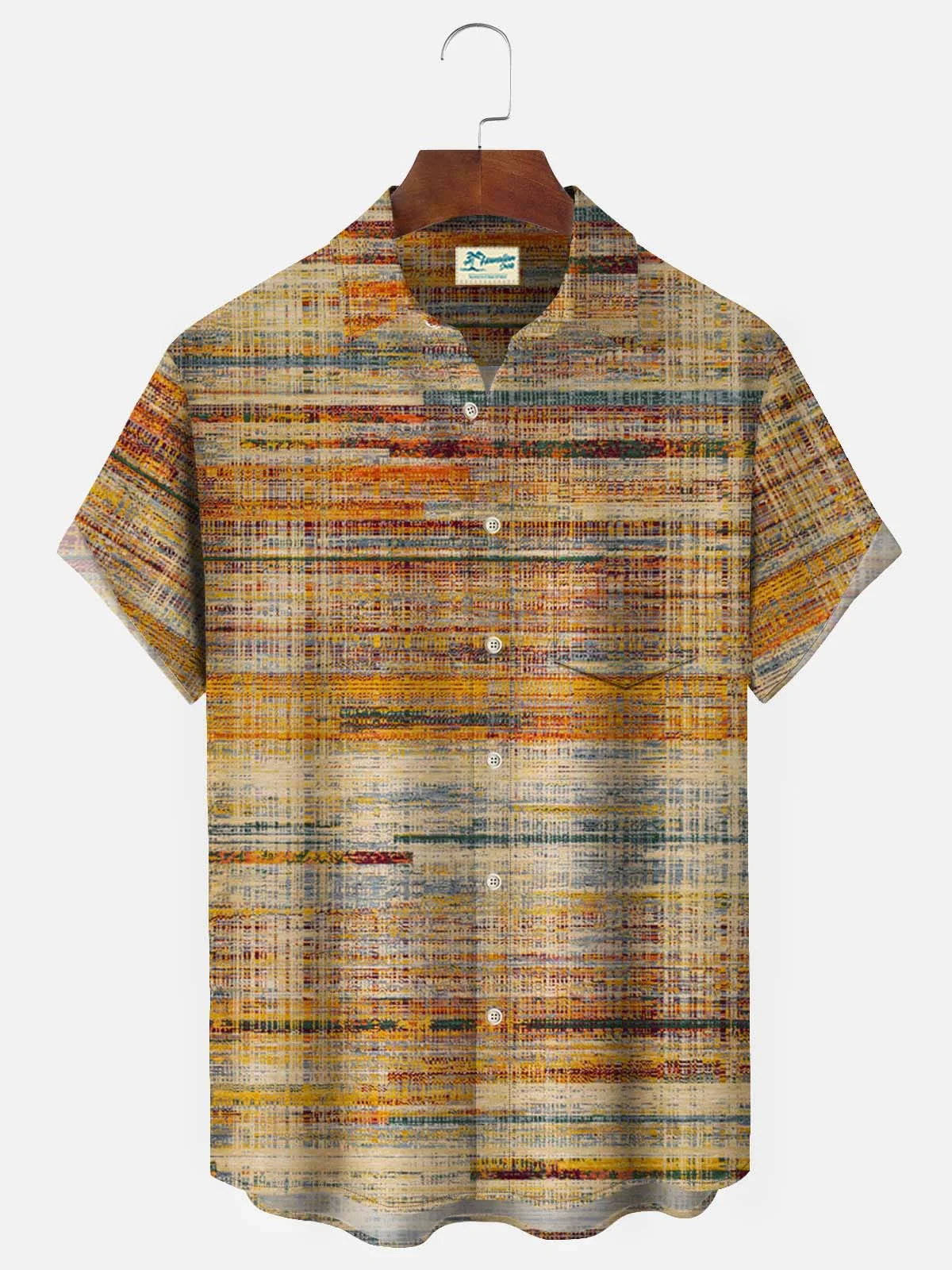 Royaura 50's Men's Aloha Shirts Mid Century Retro Textured Solid Color ...