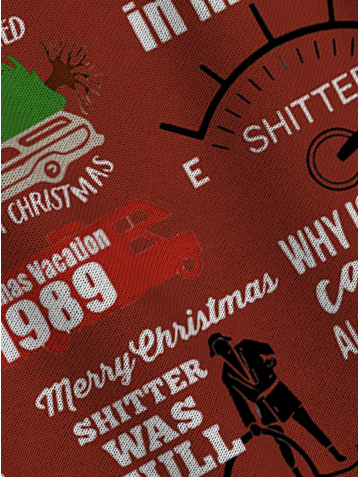 Royaura Men's Christmas Movie Poster Printed Drawstring Hooded Sweatshirt