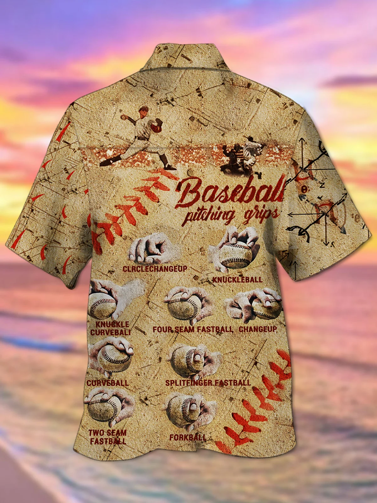 Royaura 50‘s Retro Khaki Baseball Shirts Stretch Camp Pocket Button Up Shirts Big Tall