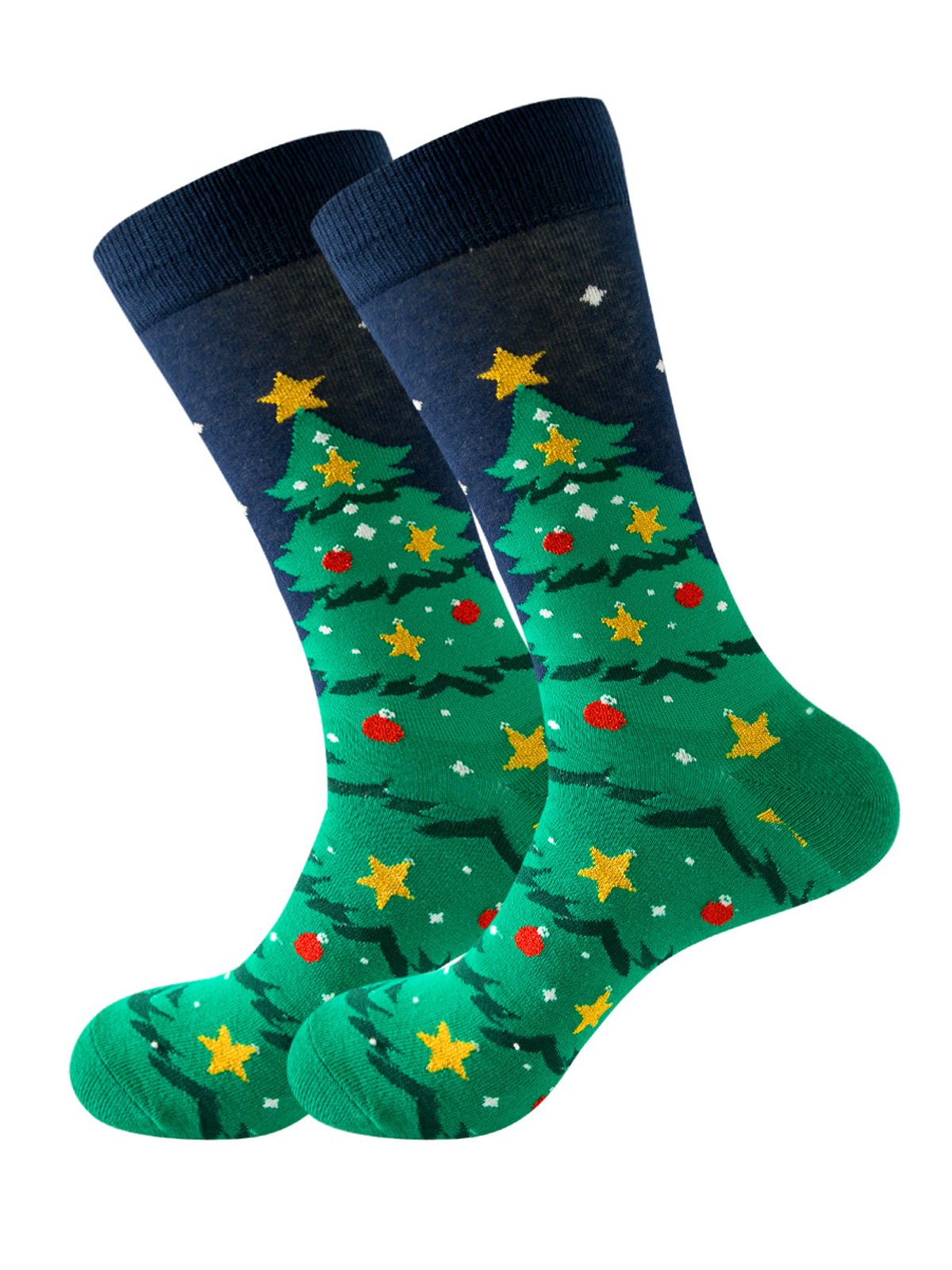 Royaura Men's Christmas Jacquard Stockings
