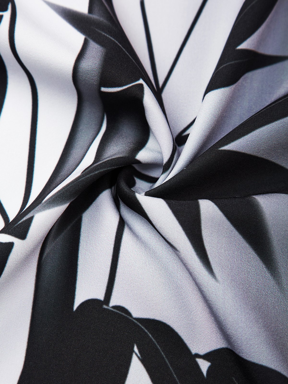 Royaura Hawaiian Bamboo Ombre Printed Men's Button Pocket Shirt