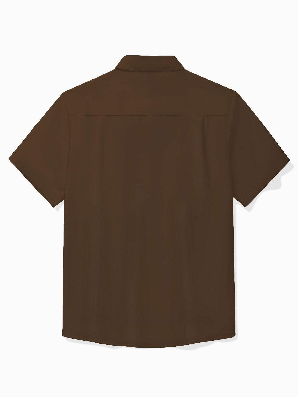 Royaura® Retro Bowling Men's Hawaiian Shirt Cartoon Line Print Pocket Camping Shirt