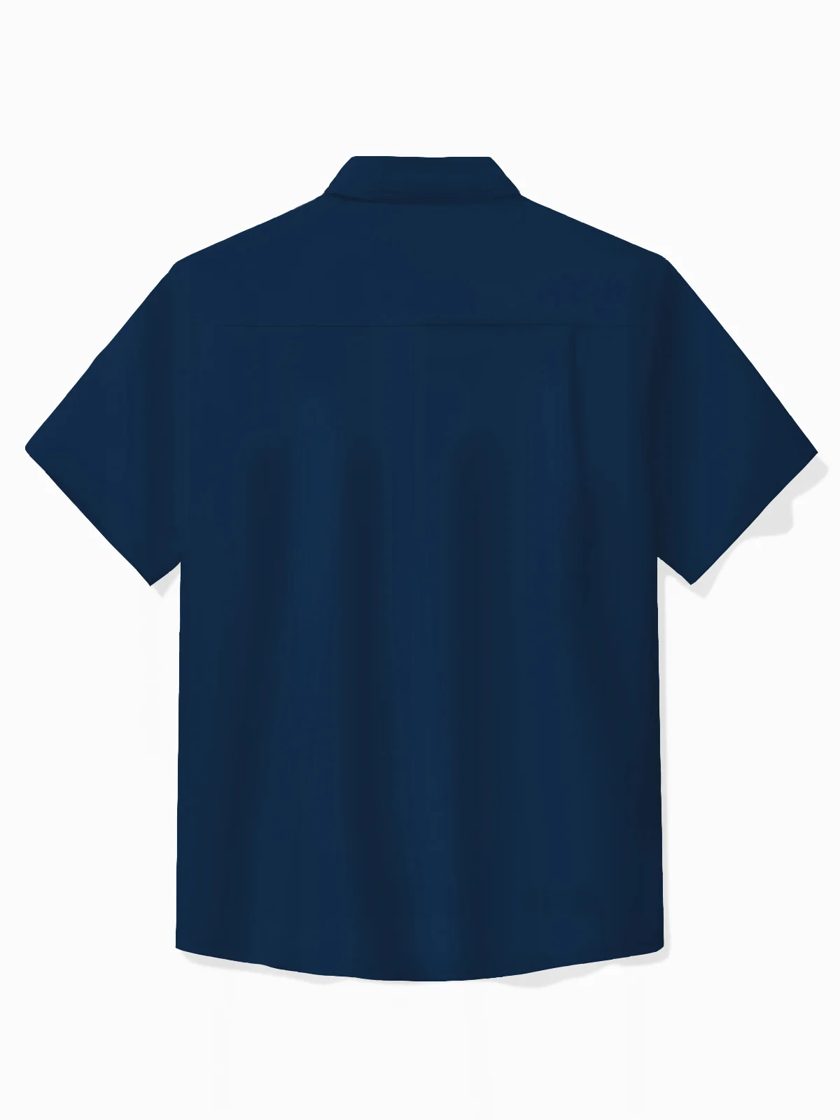 Royaura® Vintage Men's Bowling Shirt Easy Care Button Pocket Camp Shirt Big Tall