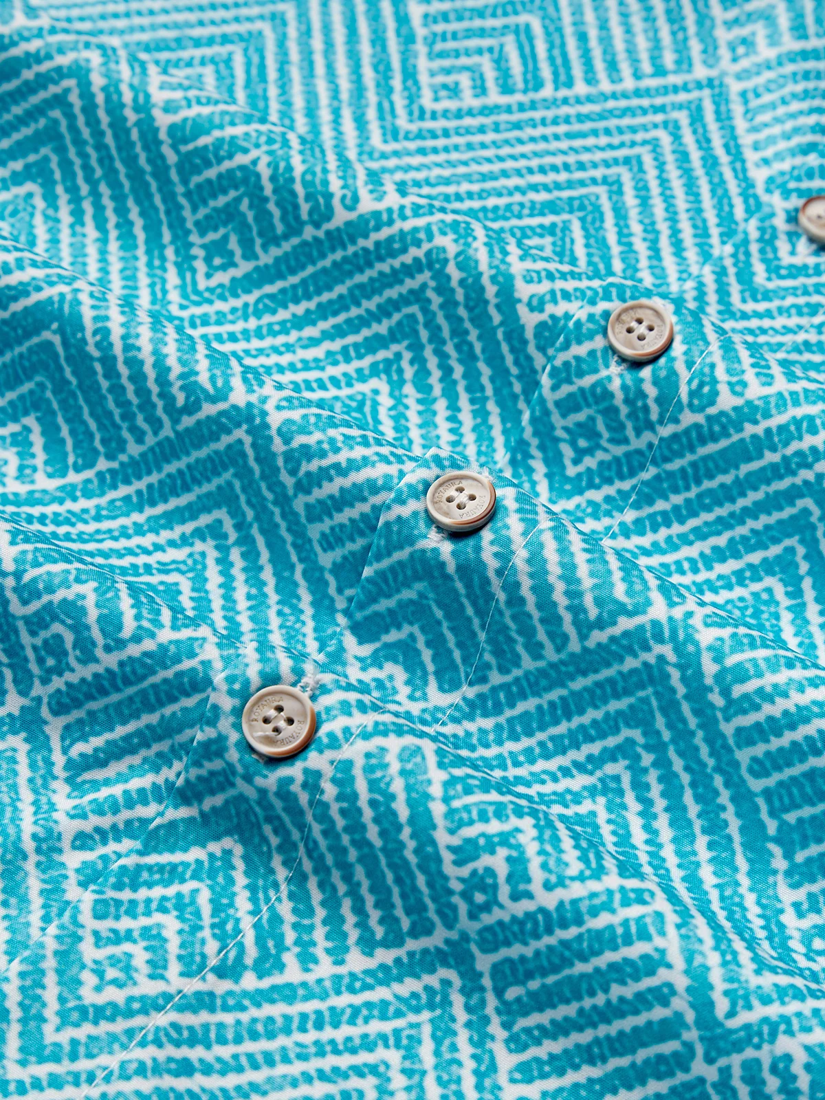 Royaura® Basics Striped Check Printed Men's Button Pocket Short Sleeve Shirt