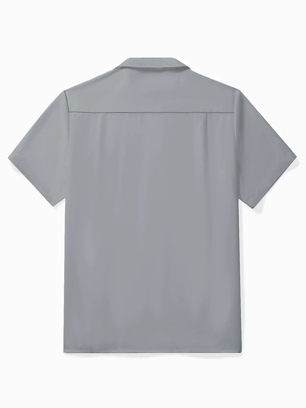 Royaura® Vintage Bowling Music Line Print Chest Pocket Shirt Plus Size Men's Shirt