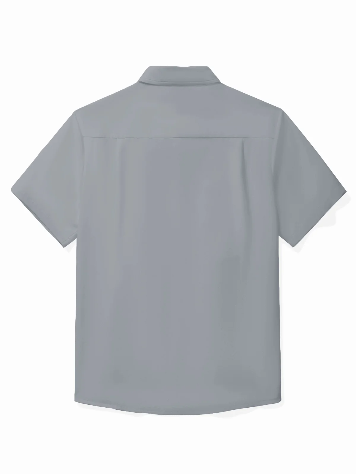 Royaura® Holiday Memorial Day Men's American Flag Soldier Print Bowling Shirt Easy Care Camping Pocket Shirt Big Tall