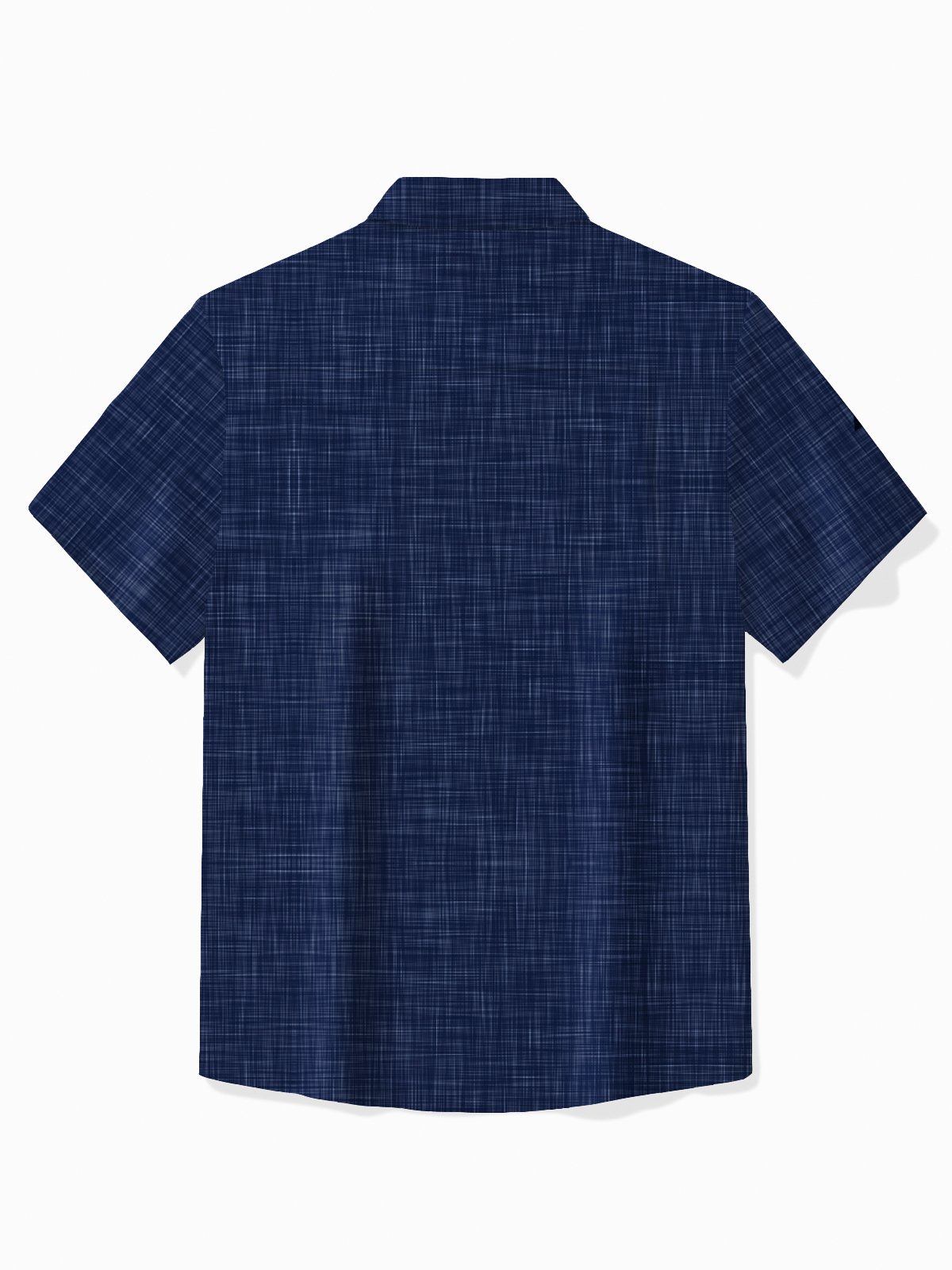 Royaura® Vintage Bowling Men's Hawaiian Shirt Stripe Print Guayabera Pocket Camping Shirt