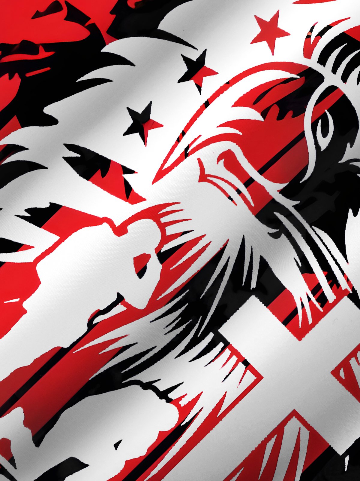 Royaura® Holiday Memorial Day Soldier American Flag Print Men's Shirt Easy Care Camping Pocket Shirt Big Tall