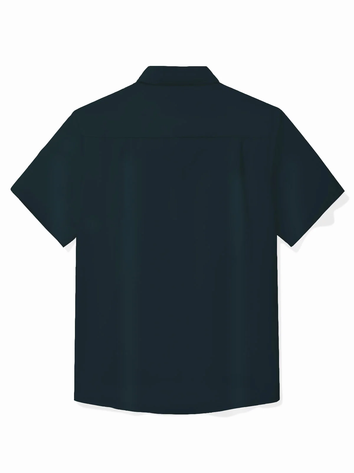 Royaura® Easter Cross Men's Bowling Shirt Stretch Pocket Camp Shirt Big Tall