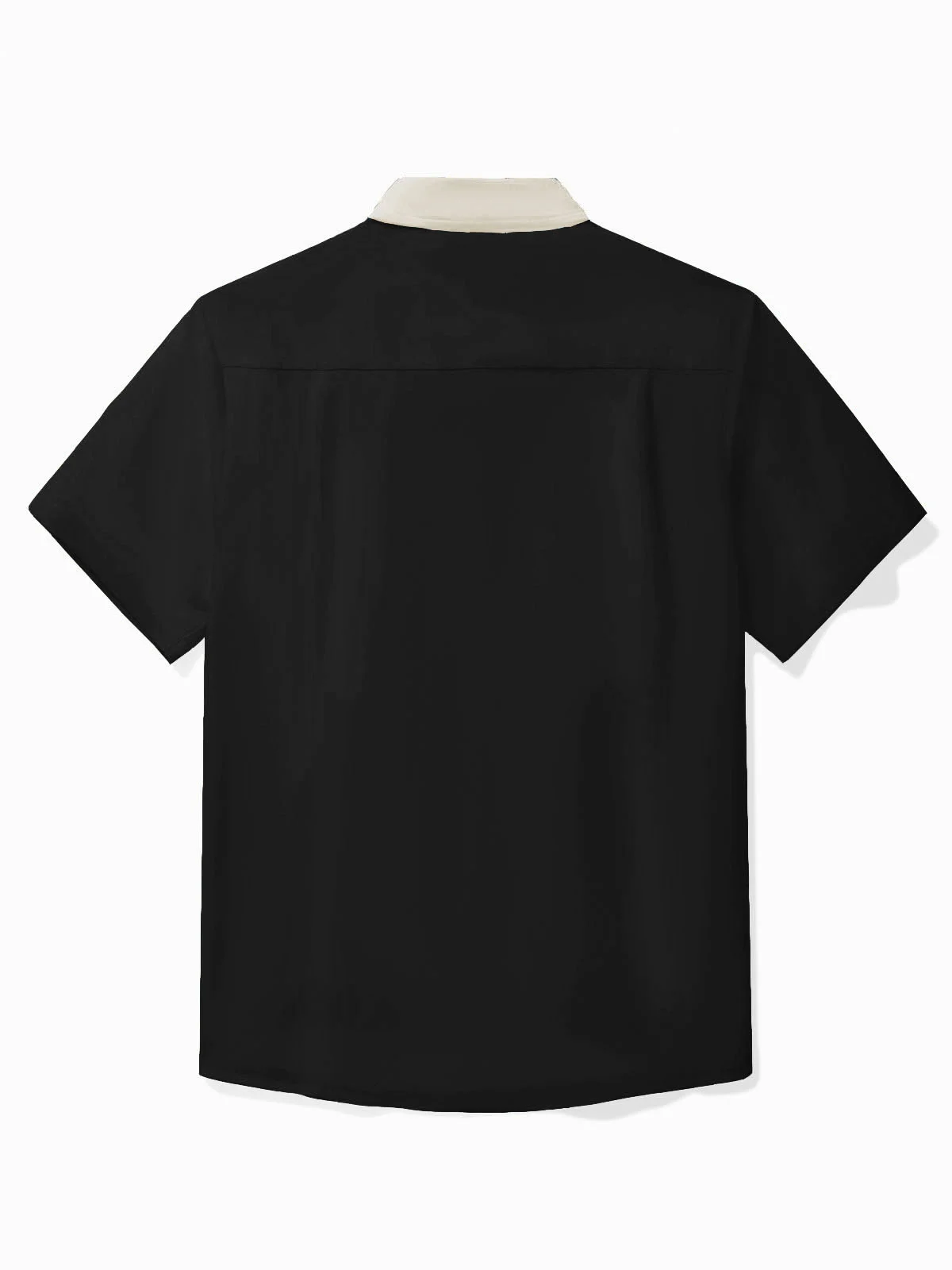 Royaura® 50's Vintage Men's Bowling Shirt Mid-Century Atomic Rhombus Geometric Art Pocket Camp Shirt Big Tall