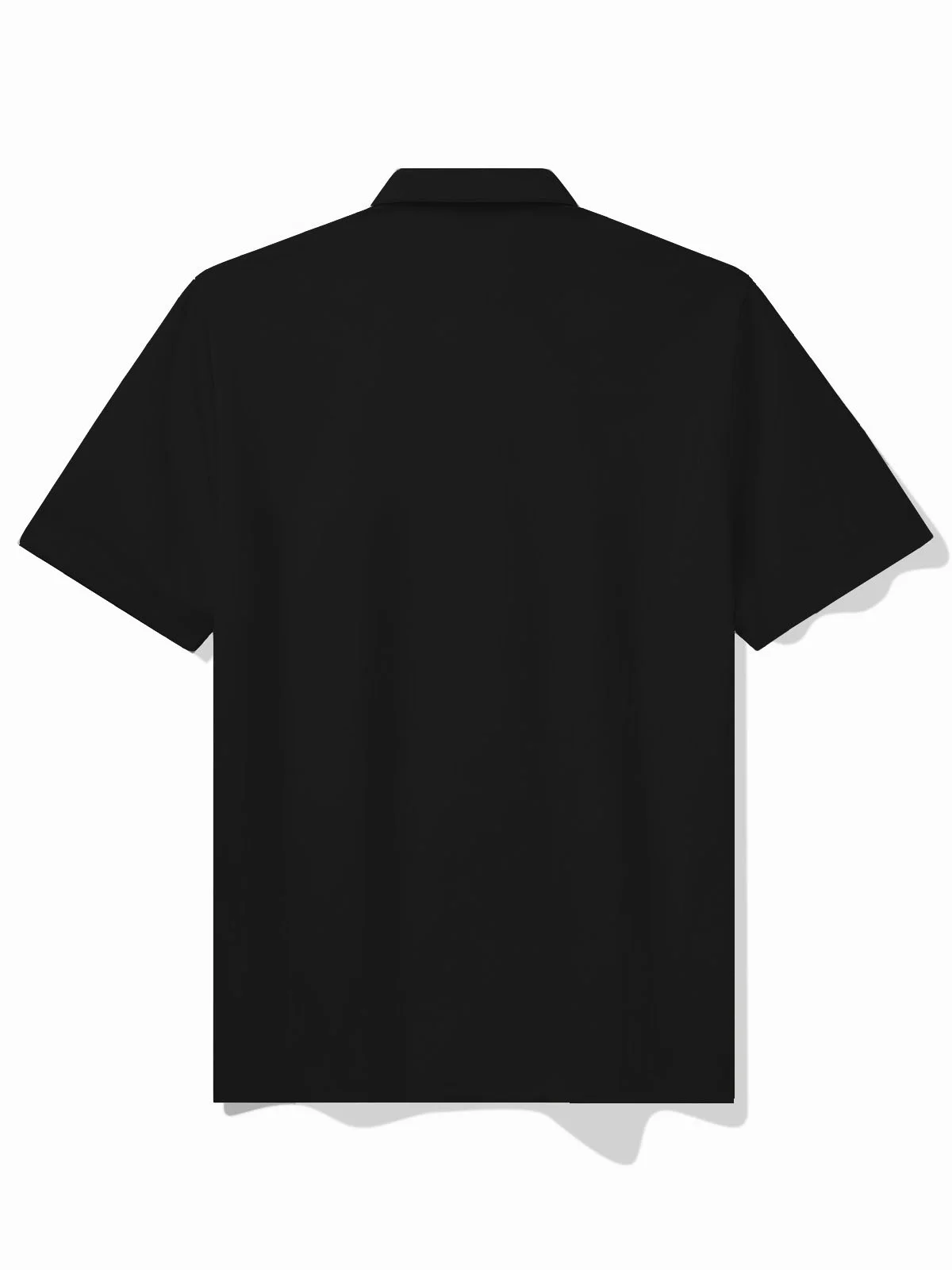 Royaura® 50‘s Retro Jazz Music Bowling Polo Shirt Stretch Comfortable Polo Camp Shirt Big Tall