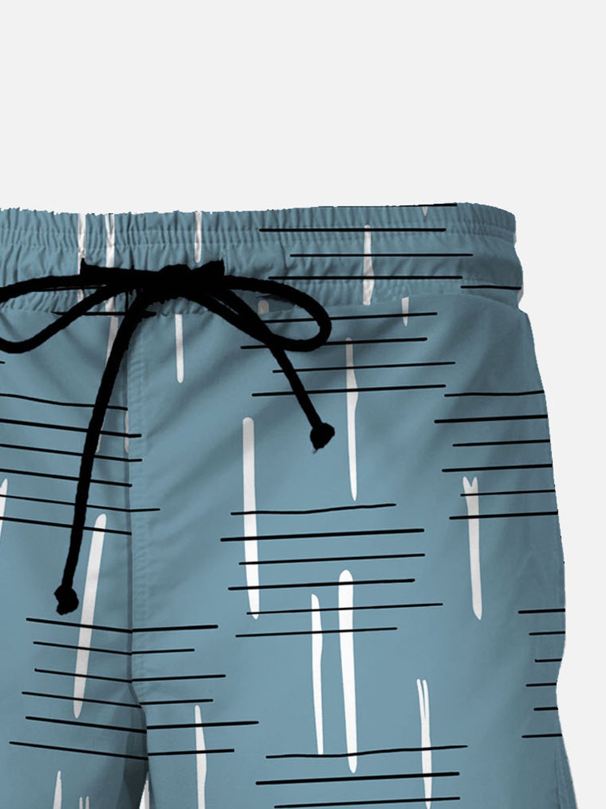 Royaura® Retro Geometric Printed Men's Board Shorts