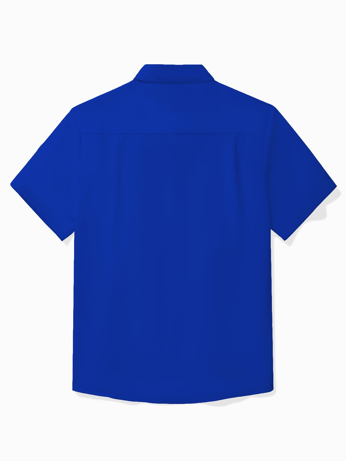 Royaura® Vintage Bowling Star Stripe Print Chest Pocket Shirt Plus Size Men's Shirt