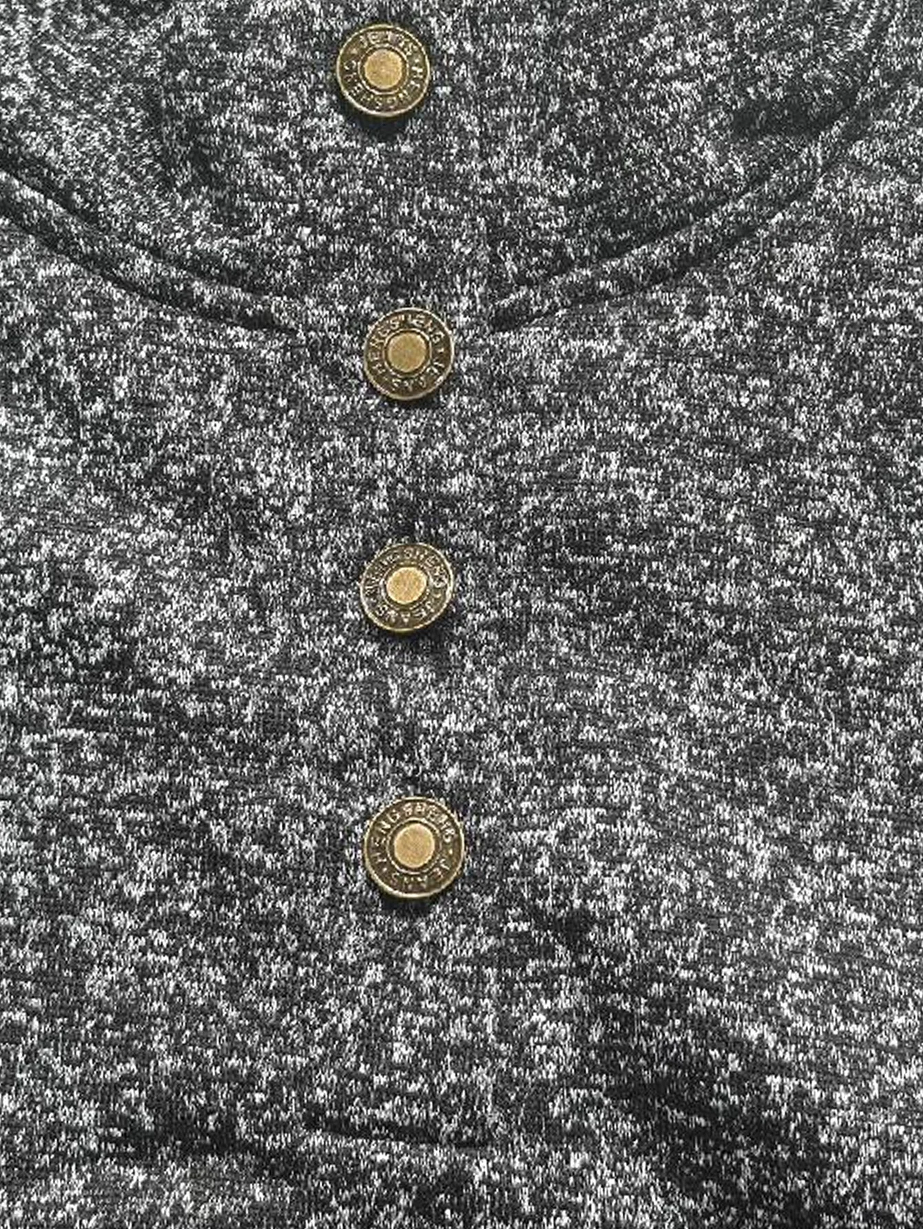 Royaura® Western Two-tone Contrast Stitching Men's Stand Collar Button Sweatshirt Big & Tall