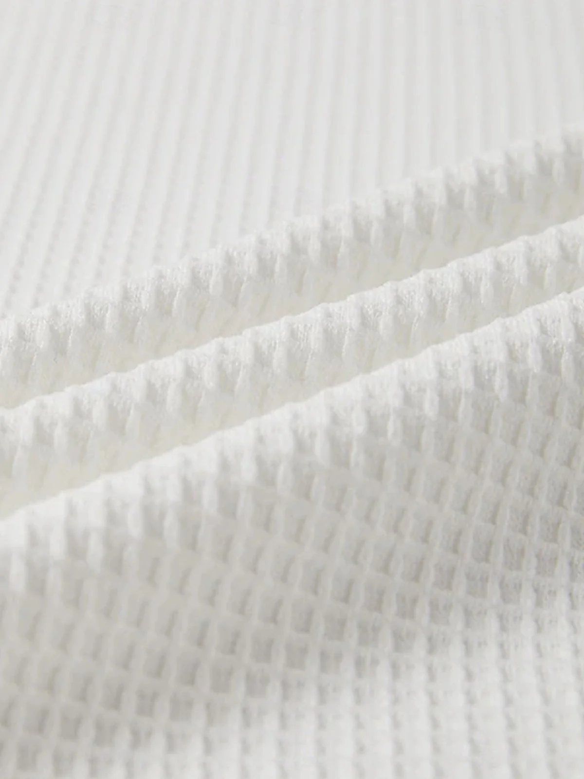 Royaura® Basic Waffle Texture Stitching Men's Contrast Color Button Long Sleeve Polo Shirt Big & Tall