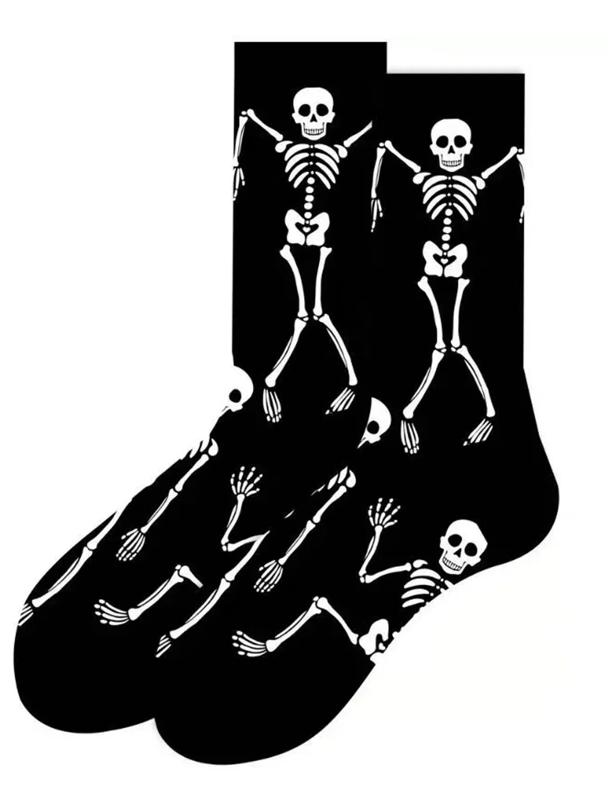 Royaura® Halloween Socks Pumpkin Jacquard Men's Socks Big & Tall