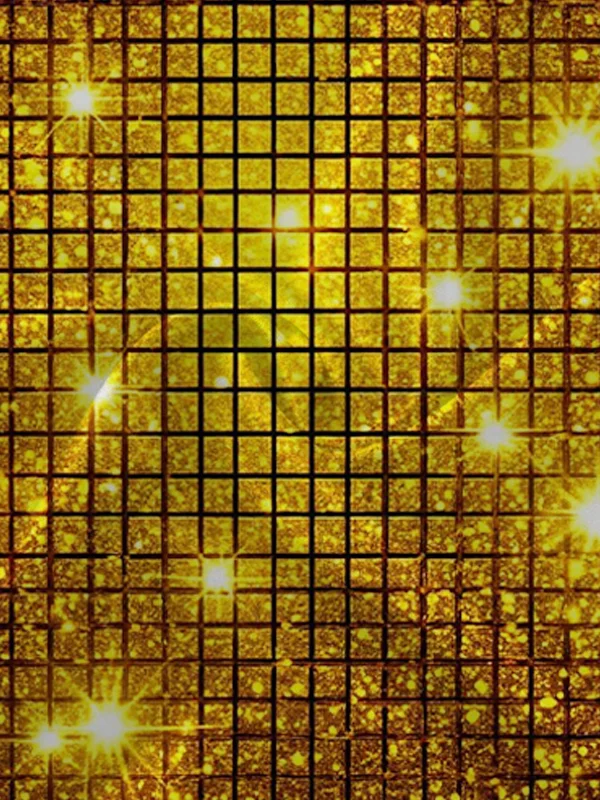 Royaura Vintage Gradient Geometric Art Men's Satin Button-Down Long Sleeve Shirt Big & Tall