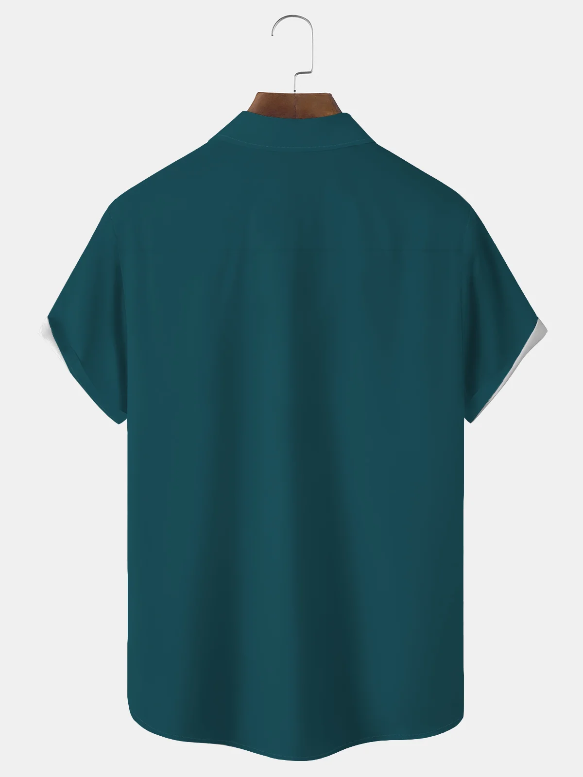 Royaura® Retro Bowling Geometry Print Men's Button-Down Short-Sleeve Hawaiian Shirt Big & Tall