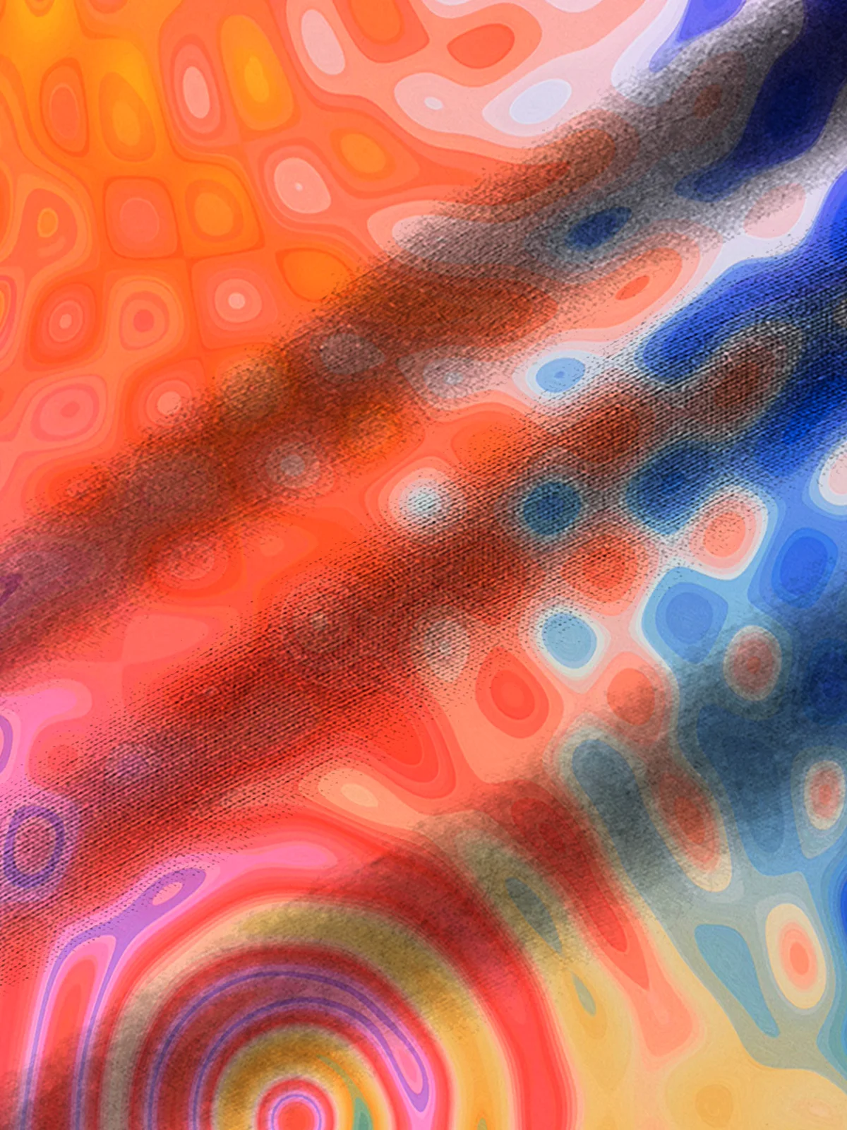 Royaura® Men's Basic Thermoformed water droplet Print Retro Short Sleeve Button Down Big & Tall