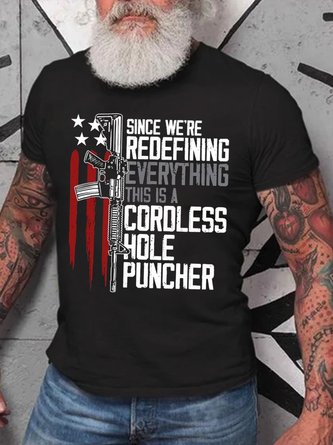 Since We Are Redefining Everything This Is A Cordless Hole Puncher Men's Shirts & Tops