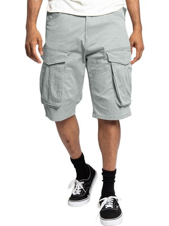 Men's Comfortable Casual Premium Twill Cargo Shorts Plus Size Tall Basic