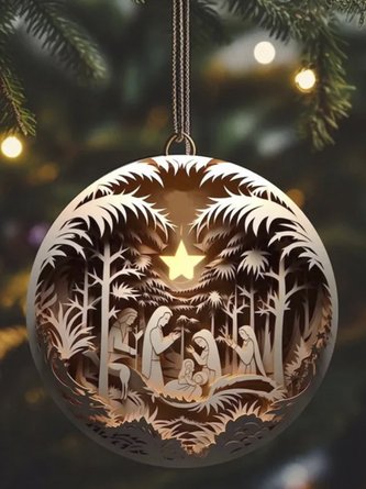 Royaura Christmas Decoration Nativity Home Art Ornament