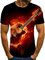 3D Guitar Print Men's Shirts & Tops