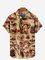 Men's Vintage Hawaiian Shirt Beach Resort Print Cotton Blend Shirt