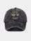 Royaura Men's Vintage Washed Hat Guitar Dirty Old Dad Hat Spiked Baseball Cap