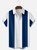 Men's Blue and White Striped Casual Vintage Shirts & Tops