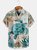 Mens Hawaiian Shirt Holiday Ocean Creatures Cotton-Blend Animal sea turtle Shirts & Tops