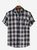 Men's Plaid Chest Pocket Seersucker Wrinkle-Free Short Sleeve Shirt